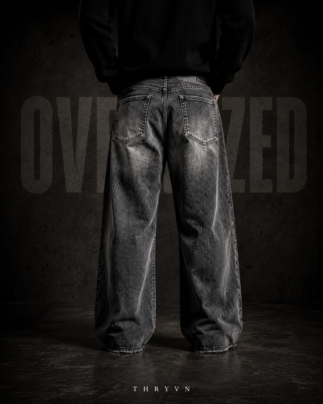 Distressed Baggy Jeans