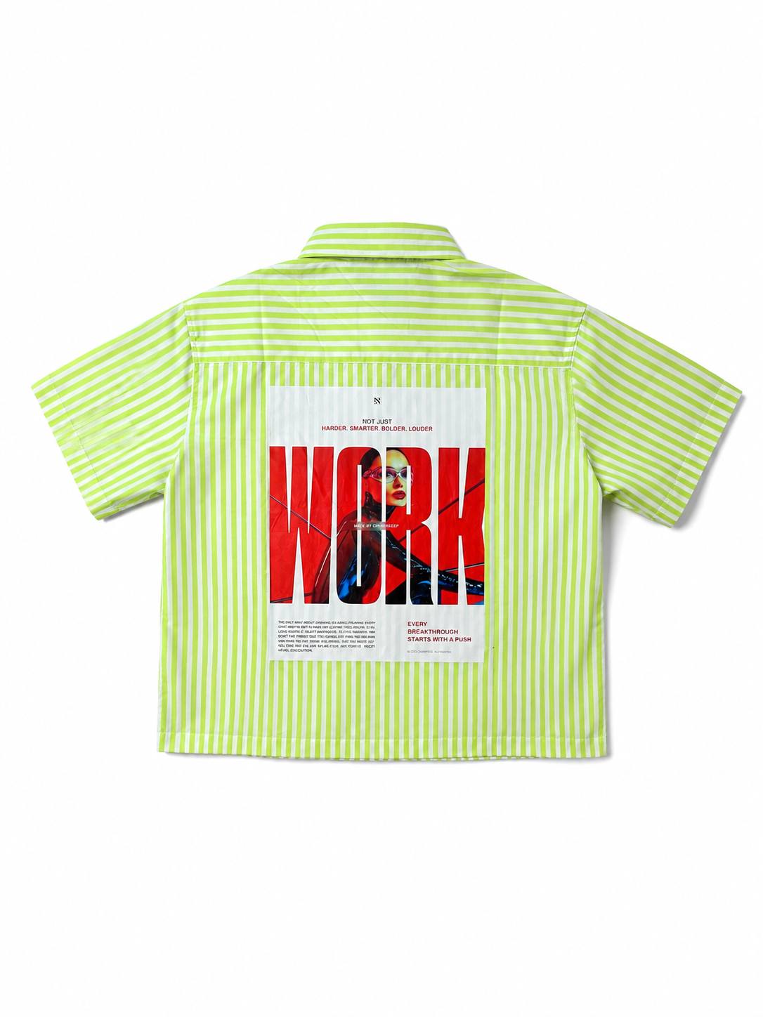 Lime Boxy Fit Shirt