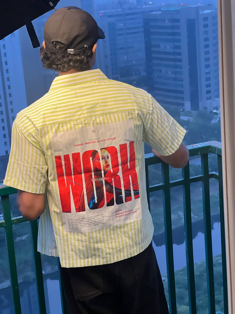 Lime Boxy Fit Shirt
