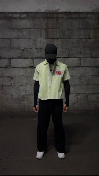 Lime Boxy Fit Shirt