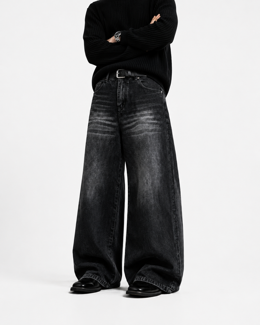 Noir Oversized Baggy Jeans